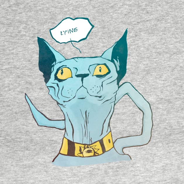 Lying Cat from Saga - Lying...heh by pepperjaq